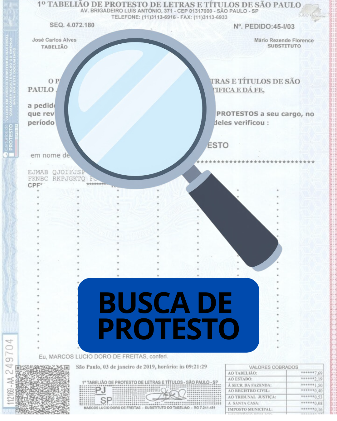 Busca de Protesto