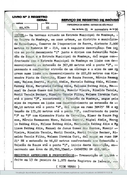 Matrícula Atualizada
